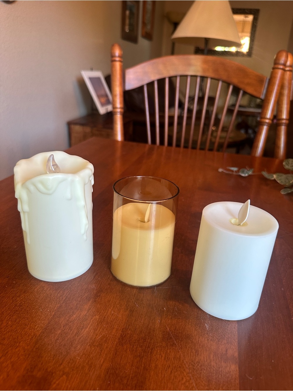 Fake Pillar Candles Assortment